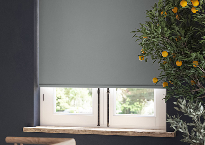 Florenza (Blackout), Urban Grey - Twist&Fit Roller Blind - Image 5